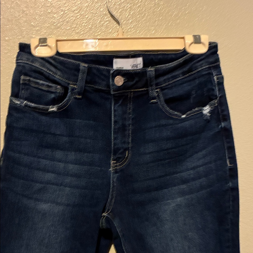 Vervet Dark Blue Women's Flare Jeans